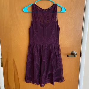 Express Lace Dress with sheer back